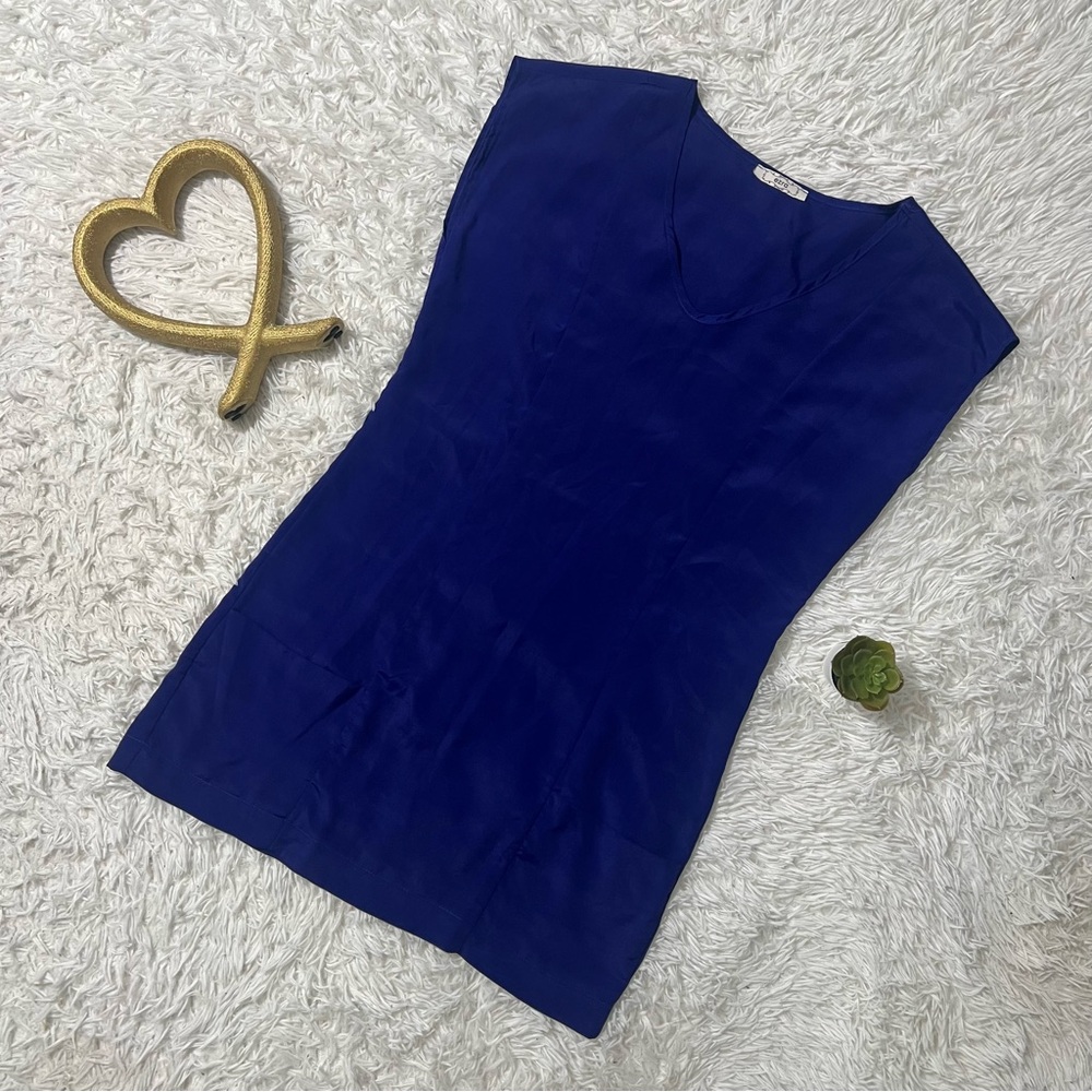 Ezra Deep Blue Mini Dress